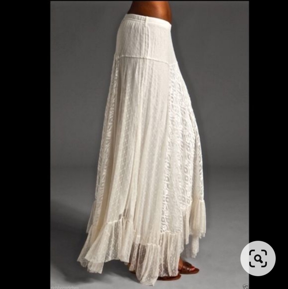 Free People Dresses & Skirts - Free People Wenonah Lace Maxi Skirt